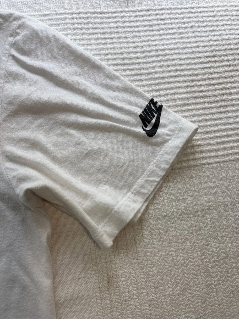 Nike White Short-Sleeve Tee with City Swoosh Graphic